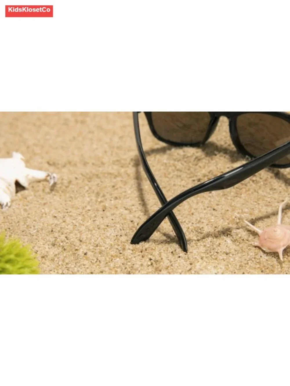 Kids Polarized Sunglasses Flexible TPEE Frame Wrap Around Wayfarers UV